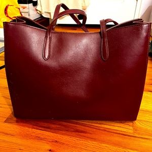 Banana republic maroon tote